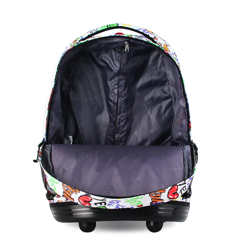 Sunrise Rolling Backpack (18 Inch) in Street Art - JWorldstore