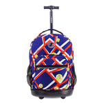 Sunrise Rolling Backpack (18 Inch) in Tennisy - JWorldstore