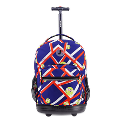 Sunrise Rolling Backpack (18 Inch) in Tennisy - JWorldstore