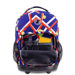 Sunrise Rolling Backpack (18 Inch) in Tennisy - JWorldstore