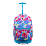 Sunrise Rolling Backpack (18 Inch) in Tie Dye - JWorldstore