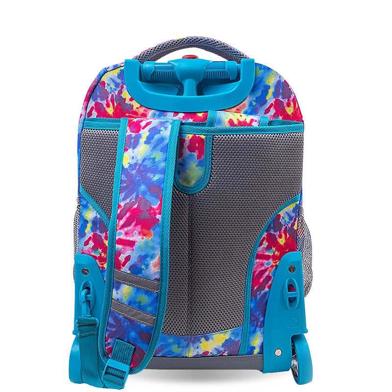 Sunrise Rolling Backpack (18 Inch) in Tie Dye - JWorldstore