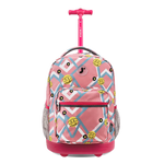 Sunrise Rolling Backpack (18 Inch) in Basketbally - JWorldstore
