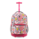 Sunrise Rolling Backpack (18 Inch) in Basketbally - JWorldstore