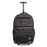 Sundance Laptop Rolling Backpack (20 Inch) in Argyle Black - JWorldstore
