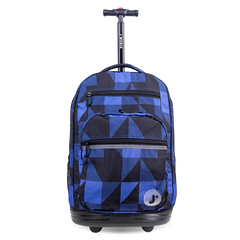 Sundance Laptop Rolling Backpack (20 Inch) in Block Navy - JWorldstore