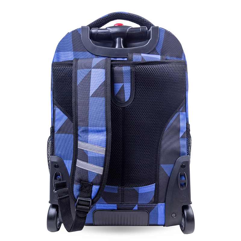 Sundance Laptop Rolling Backpack (20 Inch) in Block Navy - JWorldstore
