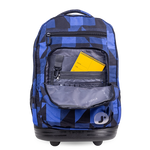 Sundance Laptop Rolling Backpack (20 Inch) in Block Navy - JWorldstore