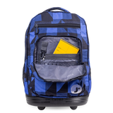 Sundance Laptop Rolling Backpack (20 Inch) in Block Navy - JWorldstore