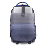 Sundance Laptop Rolling Backpack (20 Inch) in Block Navy - JWorldstore