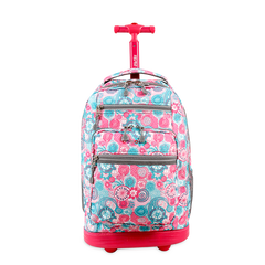 Sundance Laptop Rolling Backpack (20 Inch) in Blue Raspberry - JWorldstore