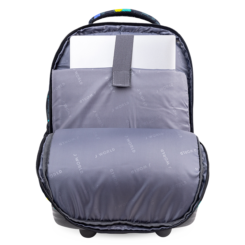 Sundance Laptop Rolling Backpack (20 Inch) in Cubes - JWorldstore