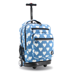 Sundance Laptop Rolling Backpack (20 Inch) in Denim Heart - JWorldstore