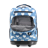 Sundance Laptop Rolling Backpack (20 Inch) in Denim Heart - JWorldstore