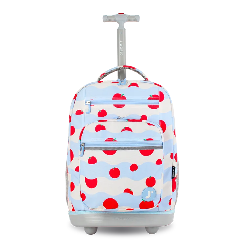 Sundance Laptop Rolling Backpack (20 Inch) in Floating Apple - JWorldstore