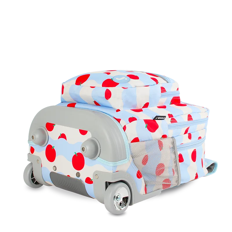 Sundance Laptop Rolling Backpack (20 Inch) in Floating Apple - JWorldstore