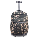 Sundance Laptop Rolling Backpack (20 Inch) in Green Camo