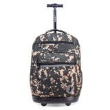 Sundance Laptop Rolling Backpack (20 Inch) in Green Camo - JWorldstore
