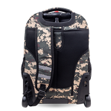 Sundance Laptop Rolling Backpack (20 Inch) in Green Camo - JWorldstore