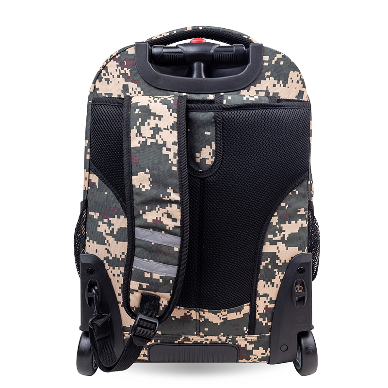 Sundance Laptop Rolling Backpack (20 Inch) in Green Camo - JWorldstore