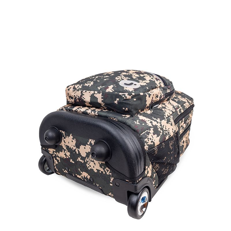 Sundance Laptop Rolling Backpack (20 Inch) in Green Camo - JWorldstore