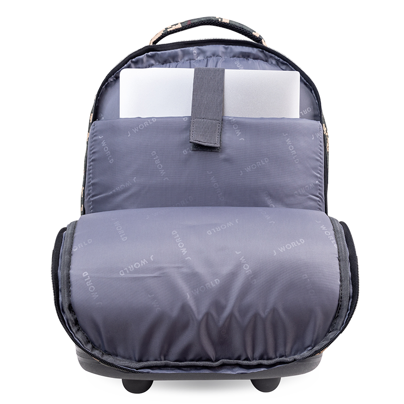 Sundance Laptop Rolling Backpack (20 Inch) in Green Camo - JWorldstore