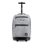 Sundance Laptop Rolling Backpack (20 Inch) in Grey - JWorldstore