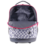 Sundance Laptop Rolling Backpack (20 Inch) in Lavender Checkers - JWorldstore