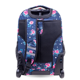 Sundance Laptop Rolling Backpack (20 Inch) in Navy Rose - JWorldstore