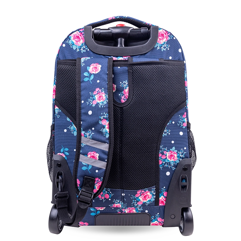 Sundance Laptop Rolling Backpack (20 Inch) in Navy Rose - JWorldstore