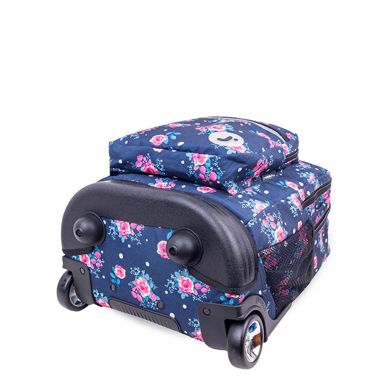 Sundance Laptop Rolling Backpack (20 Inch) in Navy Rose - JWorldstore