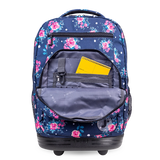 Sundance Laptop Rolling Backpack (20 Inch) in Navy Rose - JWorldstore