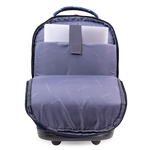 Sundance Laptop Rolling Backpack (20 Inch) in Navy Rose - JWorldstore