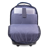 Sundance Laptop Rolling Backpack (20 Inch) in Navy Rose - JWorldstore