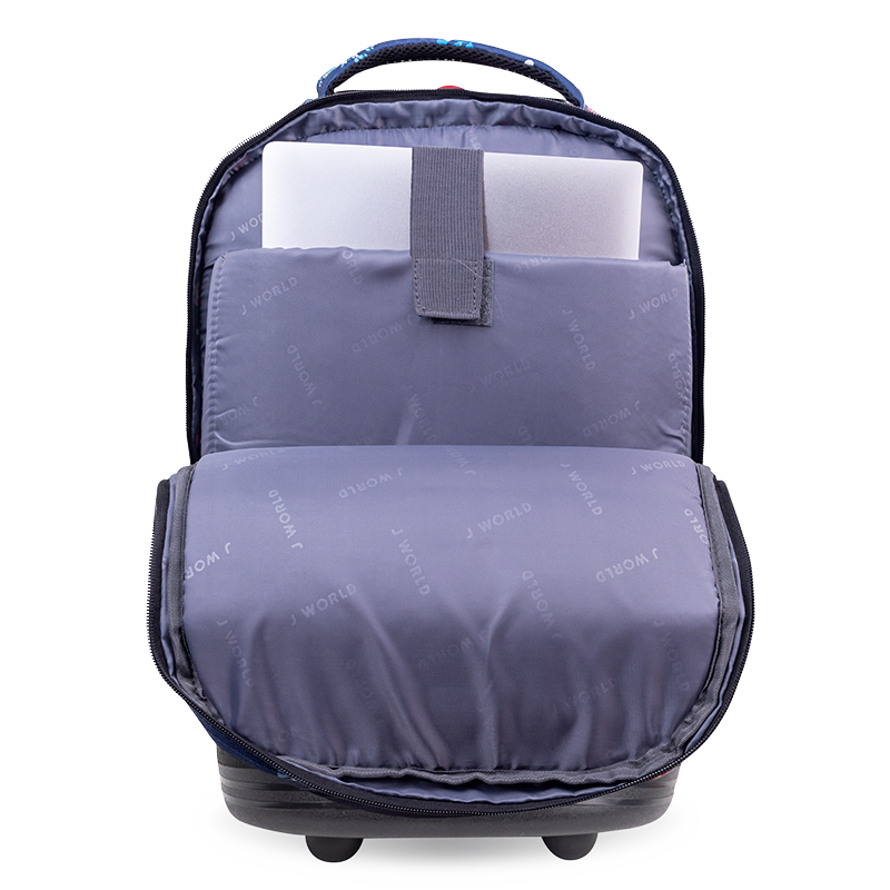 Sundance Laptop Rolling Backpack (20 Inch) in Navy Rose - JWorldstore