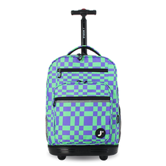 Sundance Laptop Rolling Backpack (20 Inch) in Pixel Checkers - JWorldstore