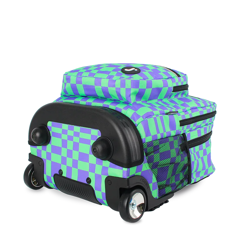 Sundance Laptop Rolling Backpack (20 Inch) in Pixel Checkers - JWorldstore