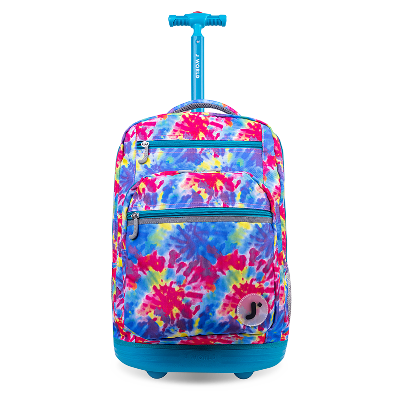 Sundance Laptop Rolling Backpack (20 Inch) in Tie Dye - Final Sale - JWorldstore
