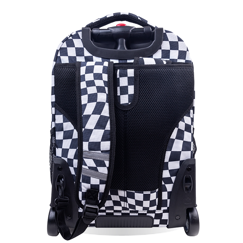 Sundance Laptop Rolling Backpack (20 Inch) in Wavy Checkers - JWorldstore