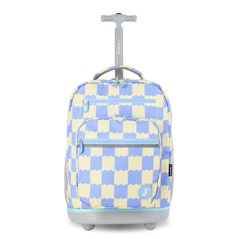 Sundance Laptop Rolling Backpack (20 Inch) in Wiggle Blue - JWorldstore