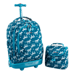 Setbeamer Rolling Backpack With Lunch Bag (18 Inch) - JWorldstore