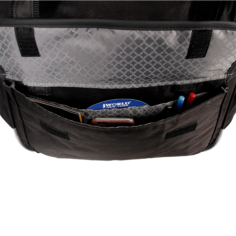 Donna Rolling Duffle Bag in Black - JWorldstore