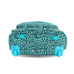 Donna Rolling Duffle Bag in Mint Leopard - JWorldstore