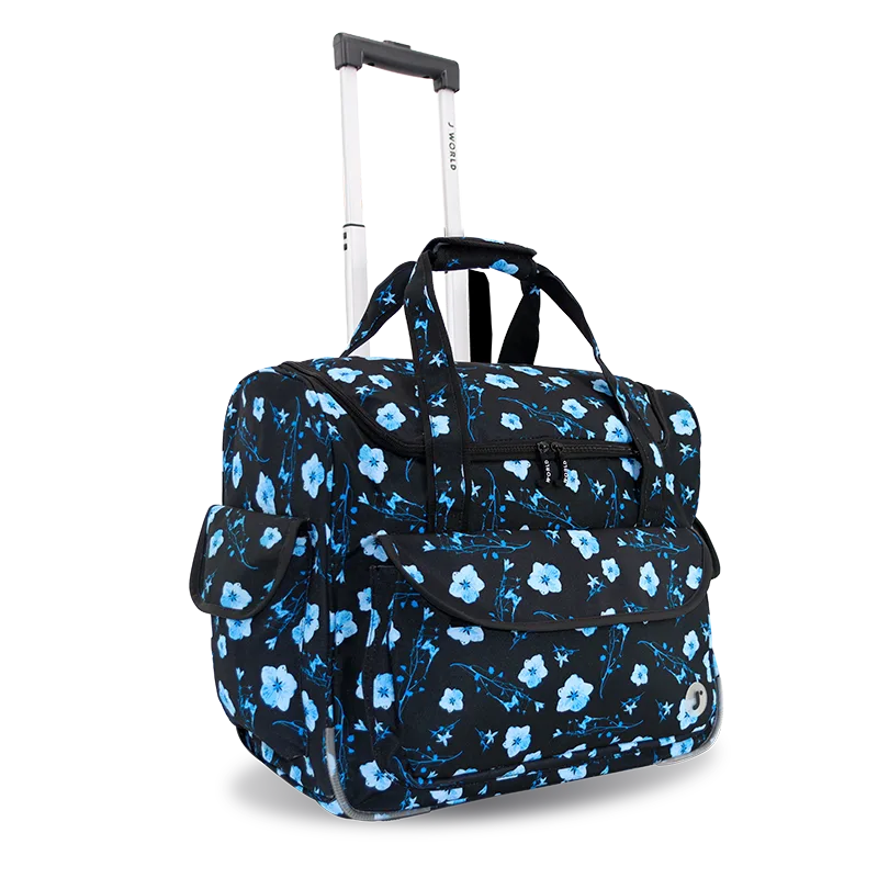 Donna Rolling Duffle Bag in Night Bloom - JWorldstore