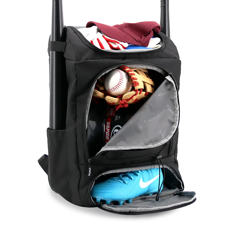 Athlete Multi-Sports Backpack in Black - JWorldstore