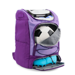 Athlete Multi-Sports Backpack in Purple - JWorldstore