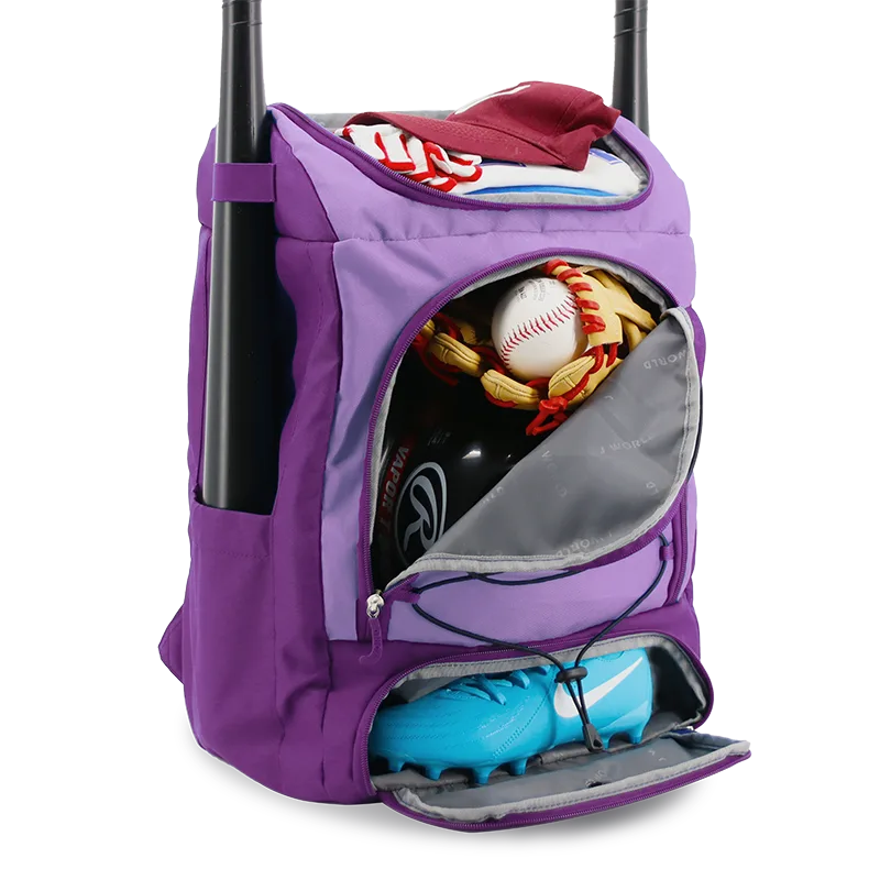 Athlete Multi-Sports Backpack in Purple - JWorldstore