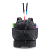 Ace Racket Sports Backpack for Tennis & Pickleball in Black - JWorldstore