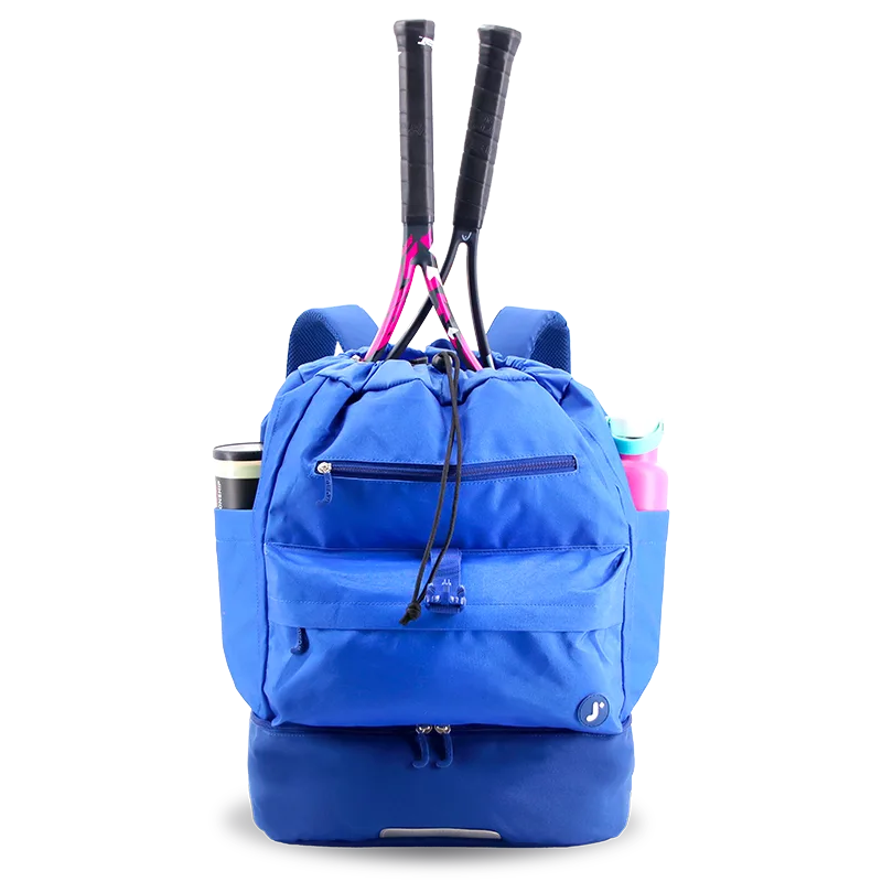 Ace Racket Sports Backpack for Tennis & Pickleball in Navy - JWorldstore