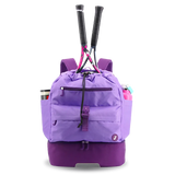 Ace Racket Sports Backpack for Tennis & Pickleball in Purple - JWorldstore